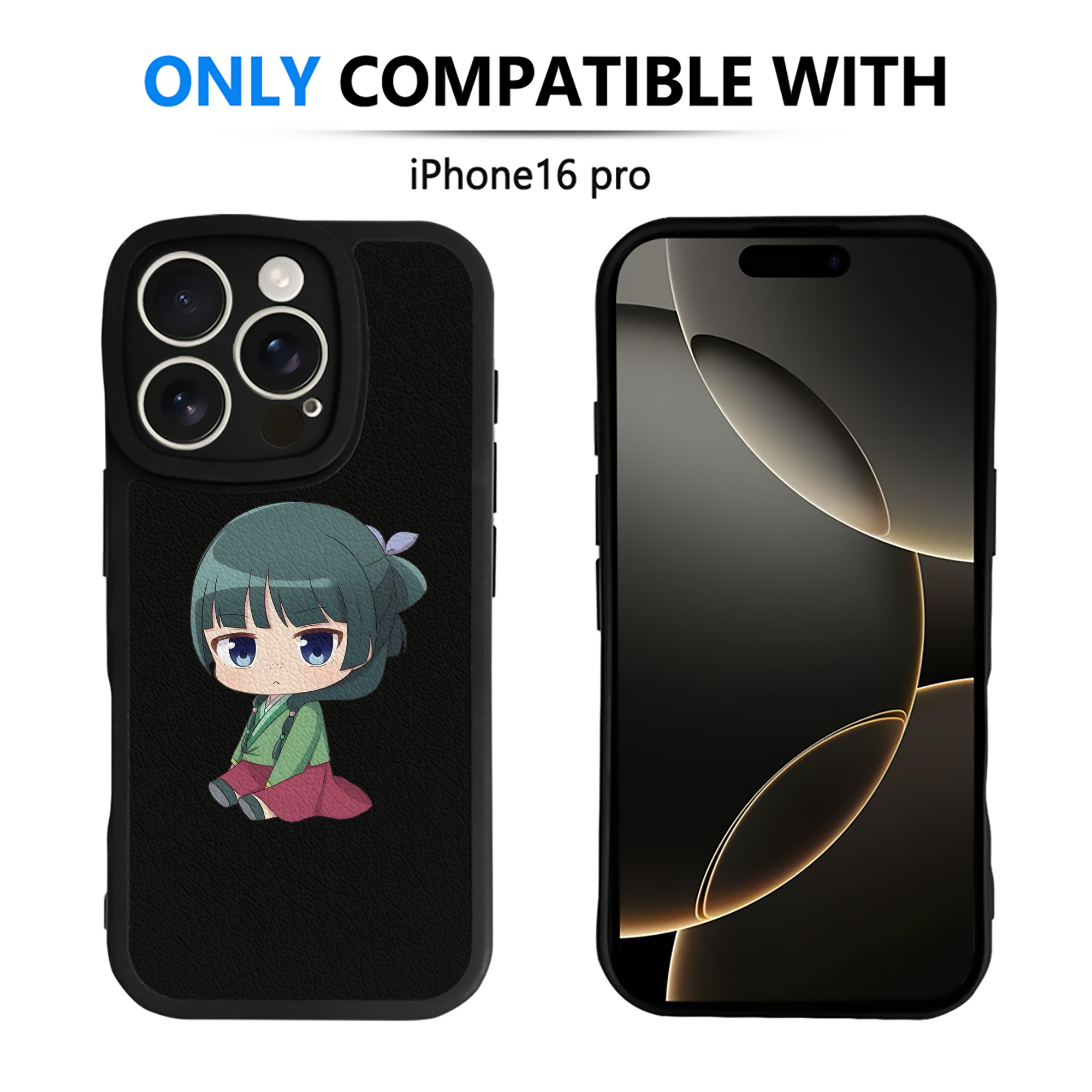 薬屋のひとりごと The Apothecary Diaries 【iPhone 16シリーズ対応】シリコンスマホケース（レザー調） 材質：シリコン